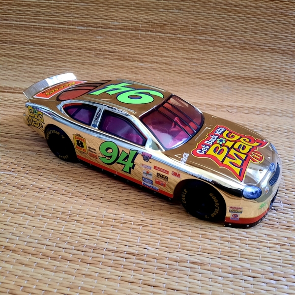 Bill Elliot #94, Limited Ed. 1:24, Racing Champions, McDonalds Gold Car, No Box - Picture 6 of 12